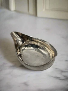 ANTIQUE Pap Boat Sterling Monogrammed George III Hallmark Faint ESTATE FIND - Picture 1 of 12