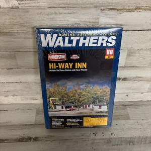 HO Walthers 933-3481 Hi-Way Inn Kit insegne colorate dipinte grande insegna stradale - Foto 1 di 8