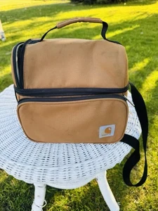 Carhartt Lunch Kühltasche Deluxe zwei Fächer braun isoliert - Bild 1 von 19