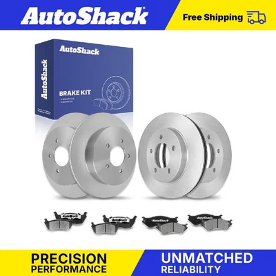 Front Rear Brake Rotors Ceramic Pads for Ford Expedition Lincoln Navigator Foto 1 de 4