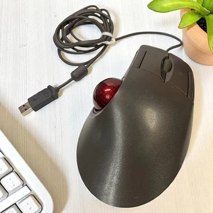 Microsoft Trackball Optical 1.0 Wired USB/PS2 Mouse P/N X05-87475 with Red Ball - Picture 1 of 9