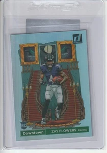 2023 Panini Donruss Zay Flowers Rookie RC Downtown Case Hit SSP #D17 - Picture 1 of 2
