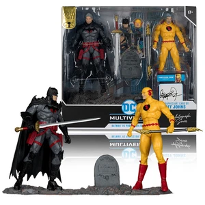 Batman vs Professor Zoom Flashpoint AUTOGRAPH Series Gold Label 2-Pack 7" Figure - Picture 1 of 8