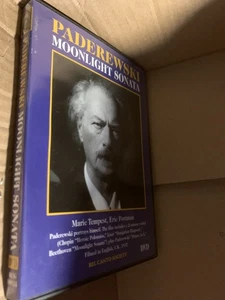 Paderewski - Moonlight Sonata DVD Bell Canto Society Classical B&W! W/ BOOK - Picture 1 of 1