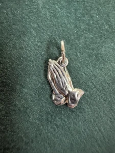 Sterling Silber Charm betende Hände von Rembrandt 925 RQC 0216 Gebet christlich - Bild 1 von 6