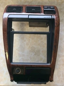 1998-2002 Toyota 4Runner Center Dash Radio Trim Bezel Woodgrain Genuine OEM - Picture 1 of 11
