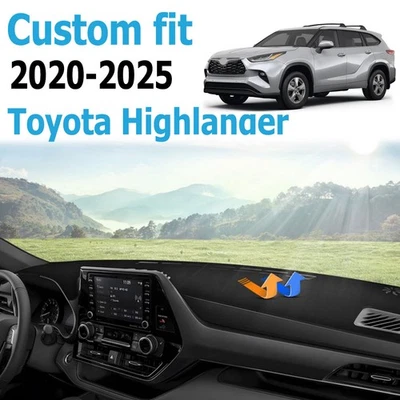 Cubierta antirreflejo para Toyota Highlander 2020-2025 sin alfombrilla de tablero HUD Foto 1 de 4