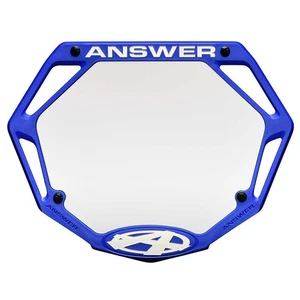 AnswerBMX 3D Number Plate, Mini - Blue - Picture 1 of 1