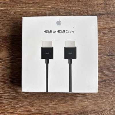 Apple 1.8m Male to Male 19 Pin HDMI Video/Audio Cable Mac Mini/TV Factory Sealed - Image 1 of 4