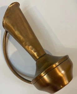Vintage gregorianische gehämmerte massive Kupfer Miniatur Krug Knospe Vase USA 7"ht - Bild 1 von 6