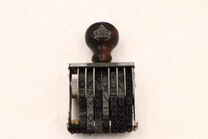 Sello ajustable paquete asegurado corona rara IPR + 7 bandas números fracciones $ c - Imagen 1 de 4