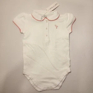 Janie And Jack Mädchen Flamingo Einteiler Body Gr. 18 bis 24 Monate Baumwolle - Bild 1 von 3