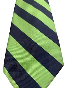 J Crew Neck Repp Stripe Tie 57 x 3.25 Silk Preppy Office Corpcore - Picture 1 of 6