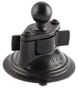 VENTOSA a Fissaggio FORTE RAM-MOUNT CON ADATTATORE RAM-B-238U ASTA RAM-B-224-1U - Zdjęcie 1 z 1