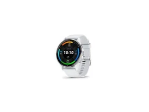 Garmin Venu 3 Silver Stainless Steel Bezel with Whitestone Case and Silicone Ban - Picture 1 of 8