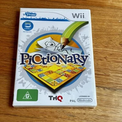 UDraw Pictionary  - Nintendo Wii - PAL - Brand New Sealed Wii U Free Postage - Image 1 of 4