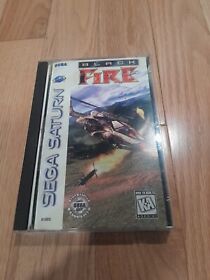 Sega Saturn - Black Fire Sega - Complete in Box