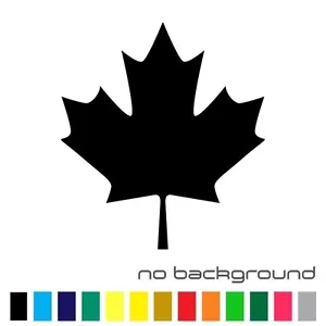 Maple Leaf Sticker Vinyl Decal - Canada Tree Fall Car Window Bumper Laptop Decor - Picture 1 of 17