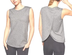 NWT $49 ATHLETA Sunlover UPF Tank Flint Gray Fitness Lifestyle Yoga Gym XS S M - Picture 1 of 3