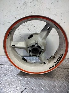 2001-2005 SUZUKI GSXR 600 GSXR 750 OEM REAR WHEEL BENT LIP - Picture 1 of 12