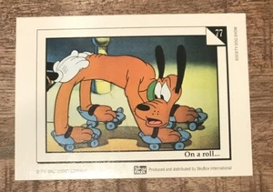 Disney Collector Series 2 Skybox 1992 #77 On a Roll! Pimped to Perfection! Pluto - Bild 1 von 4