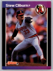 Tarjeta de béisbol 1989 Donruss - #462 Stew Cliburn California Angels MLB - Imagen 1 de 2