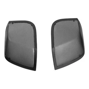 5x7'' Saddlebag Lids Speaker Grills Fit For Harley Touring 14-24 Black Denim - Picture 1 of 5