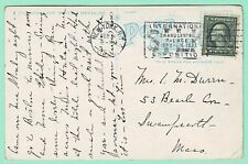 1¢ perf 10 #561 on 1923 (Fe 14) PPC International SILK Exposition slogan cancel