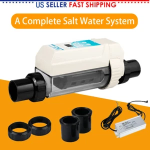 Salt Chlorinator System Electronic Chlorine Generator for Pools up to 26,000 Gal - Picture 1 of 11