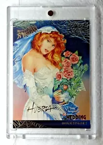 1995 Spider-Man Gold Signature Card 88 WEDDING. FREE ONE-TOUCH-HOLDER - Picture 1 of 2