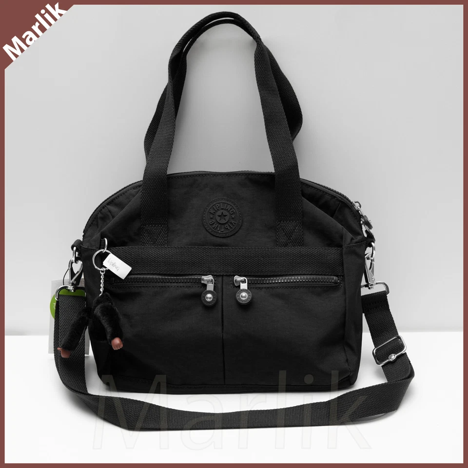 Genuine Kipling Klara Women's Crossbody Satchel Bag Alabaster Tonal/White HB7697