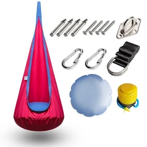 Kids Pod Swing Seat, Child Hanging Hammock Chair Inflatable Seat Cushion, Sen... - Picture 1 of 7