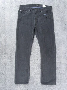 Banana Republic Anzughose Herren 35x32 grau Pima Baumwolle Geschäft Arbeit gerade - Bild 1 von 12