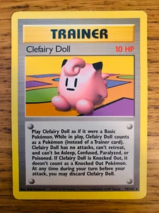 Clefairy Doll (70/102) Rare Base Set Pokemon Card! FAST & FREE P&P! - Picture 1 of 33