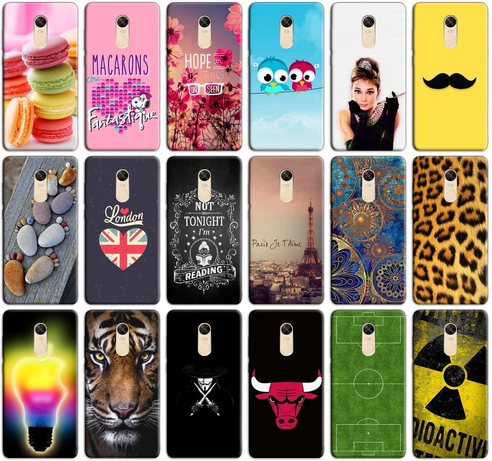 CUSTODIA COVER MORBIDA IN TPU SILICONE PER XIAOMI REDMI NOTE 4X FANTASIA H - Immagine 1 di 1