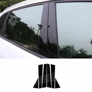 Fit For Audi Q5 2013-2016 2017 Black Exterior Window B-Pillar Decoration 6PCS - Picture 1 of 6