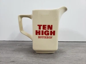 DE COLECCIÓN TEN HIGH BOURBON 24 OZ COLOR CREMA BARRA CERÁMICA JARRA KINGWOOD EE. UU. - Imagen 1 de 7
