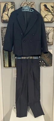 Серый костюм для мальчика Michael James / свадебная официальная одежда брюки размер 5 / блейзер размер 6 - Изображение 1 из 4