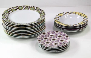 Villa D'Este Home Tivoli Set 20 Piatti Cucina Piatti Fondi Piani e Dessert - Foto 1 di 24