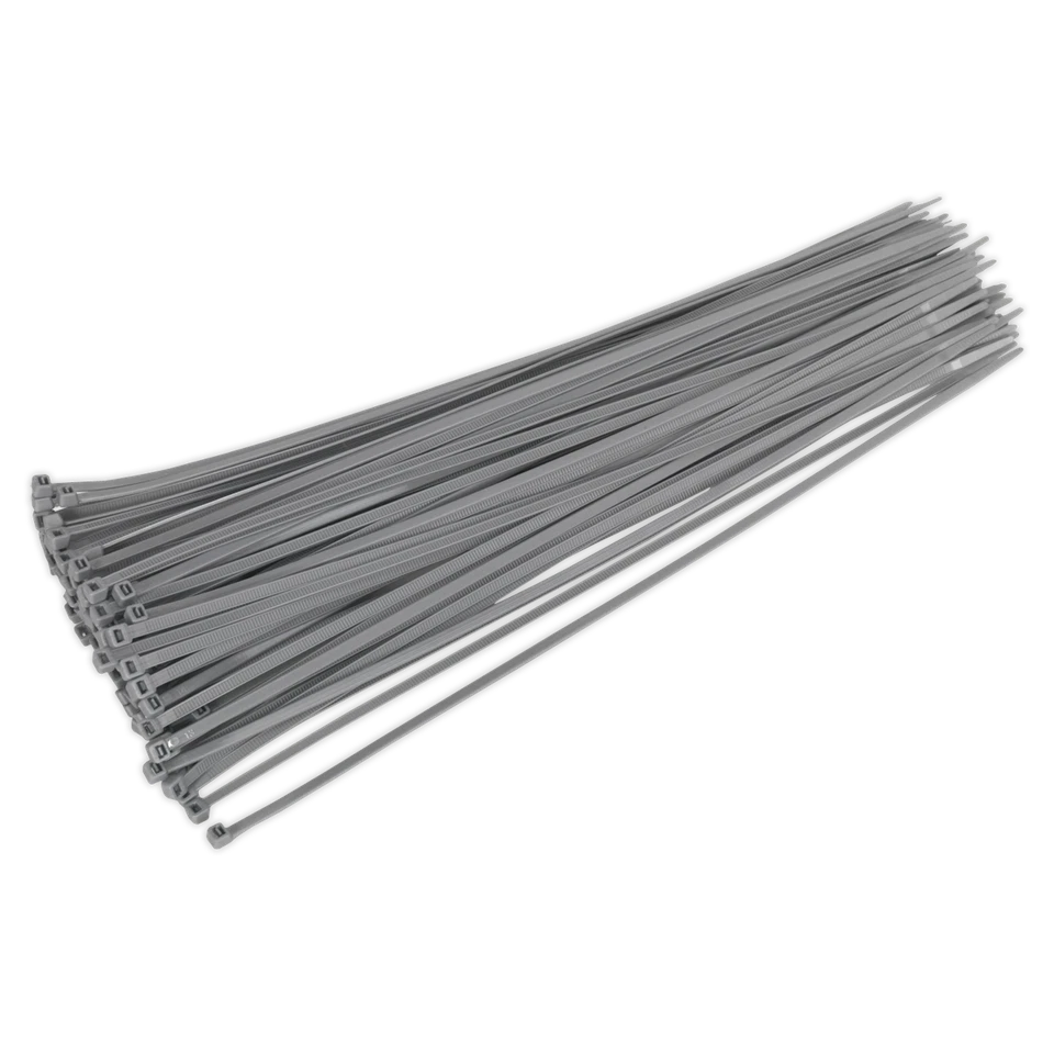 Cavo Cravatta 380 x 4.4mm Argento Confezione Di 100 - Sealey CT38048P100S Nuovo - Immagine 1 di 1