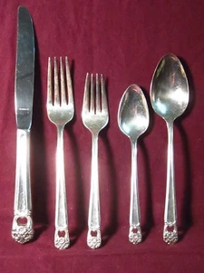 50pc Silverplate ETERNALLY YOURS BY 1847 ROGERS Bro. no mono + serving - Picture 1 of 9
