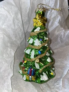 Thomas Pacconi 2003 Blown Glass Christmas Tree Ornament Nice! - Picture 1 of 5