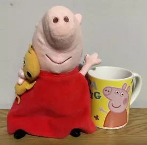 2003 Peppa Pig Soft Plush Toy 24cms + Mug FREE POSTAGE - Picture 1 of 6