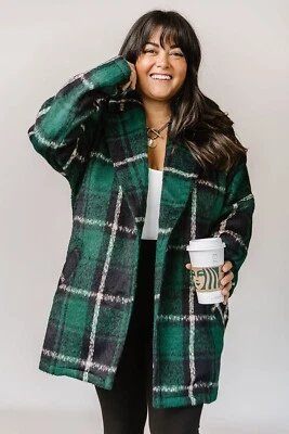 Sybil Green Plaid Jacket Blazer 2XL *NEWw/TAGS* - Image 1 of 3