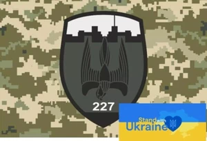 BANDERA BANDERA GUERRA DE UCRANIA 2024 - Batallón Kharkiv 227 (#3) - Imagen 1 de 1