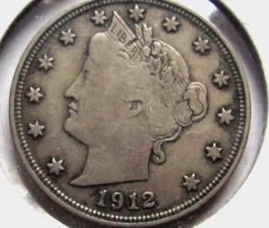 1912 S LIBERTY NICKEL, SHARP ORIG, VERY FINE+++ - Picture 1 of 3