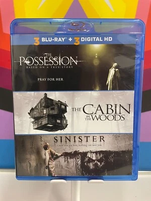 Cabin In The Woods, Sinister, The Possession Blu-ray 3 Pack Horror + digital - Image 1 of 2