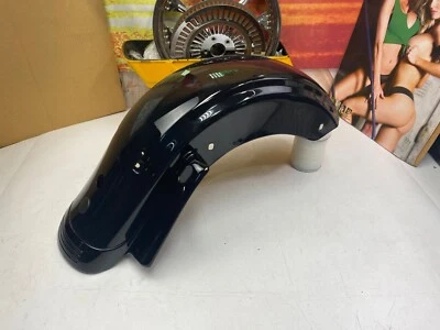 🔥Guardabarros trasero negro genuino OEM 09-23 Harley Touring Street Electra Glide Foto 1 de 4