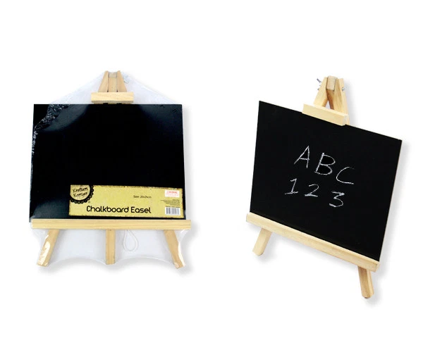 2 x Chalkboard On Easle Stand Blackboard Chalkboard Wedding Party Buffet Craft - image 1 of 1