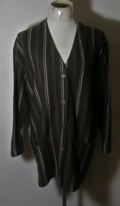 Women's JONES NEW YORK Brown 100% Lambswool Cardigan Sweater Size L - Picture 1 of 6